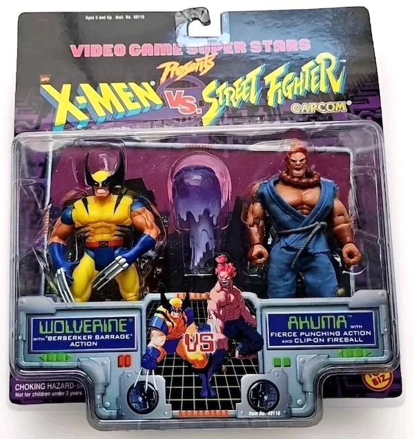 X-Men Wolverine Vs Street Fighter Akuma Action Figure Set. Click to appraise yours