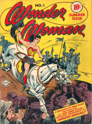 Wonder Woman #1
1st solo Wonder Woman comic book