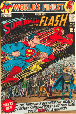 World’s Finest #198: 3rd Flash vs Superman race. Click for a free valuation