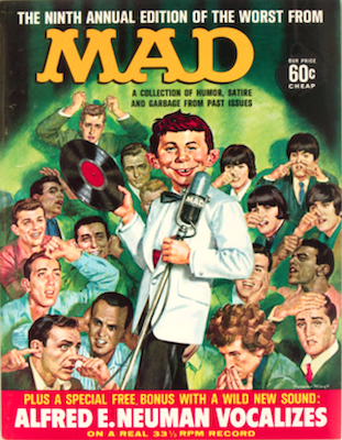Worst from MAD #9: Included "It's a Gas" 33RPM record. Click to value one