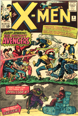 X-Men #9: Avengers Crossover appearance. Click for a free appraisal
