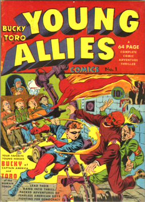 Young Allies #1: Captain America comic books appearance