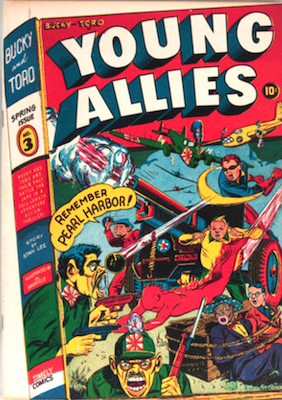 Young Allies #3: Cap appearance