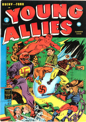 Young Allies #4: Cap appearance