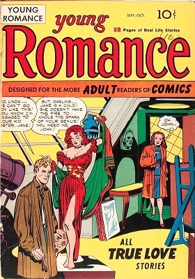 Young Romance Comics #1: First ever romance comic. Click to sell one