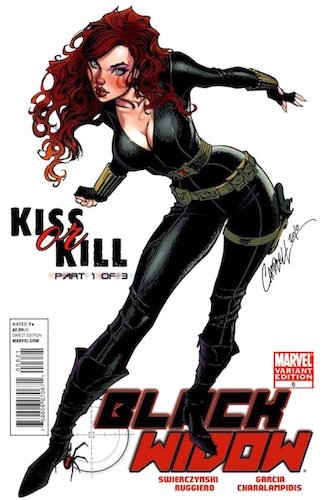 Black Widow 6 Variant Edition by J. Scott Campbell (2010). Click to sell yours