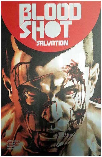 Bloodshot Salvation 1 Brushed Metal Variant Cover by Mico Suayan (2017). Click to sell or value one