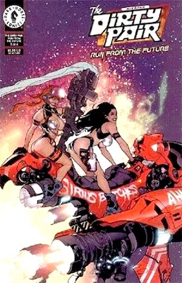 Dirty Pair: Run From the Future 1 Variant Cover by Adam Hughes (2000). Click to sell one today