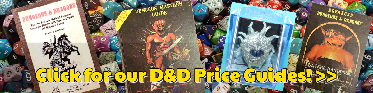 Click for all our Dungeons and Dragons Collectibles Price Guides
