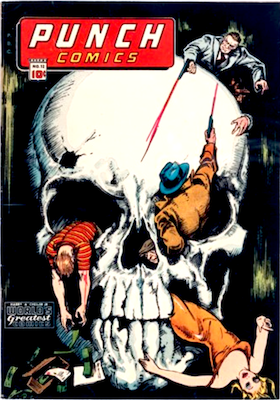 Punch Comics #12: Giant skull cover
