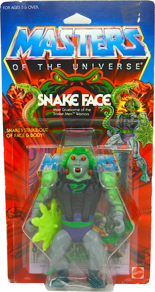 Masters of the Universe: Snake Face action figure (1987)