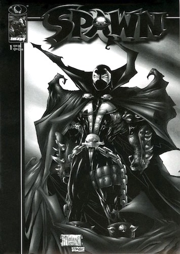 Spawn 1 Black and White Edition (1997). Click to sell or value one