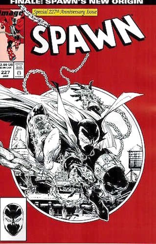 Spawn #227 McFarlane Sketch Variant (2013). Click to sell or value one