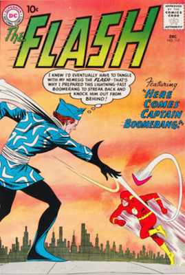 Flash #117: 1st Captain Boomerang. Click for values