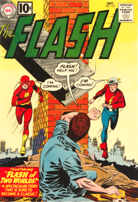 Flash #123: Golden Age Flash reappears. Click for appraisal